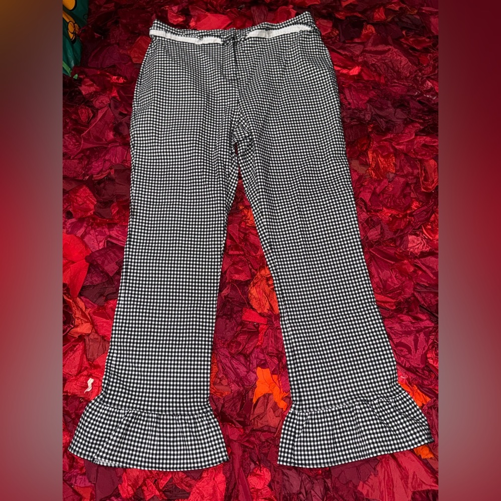 Black and White Checkered Pants